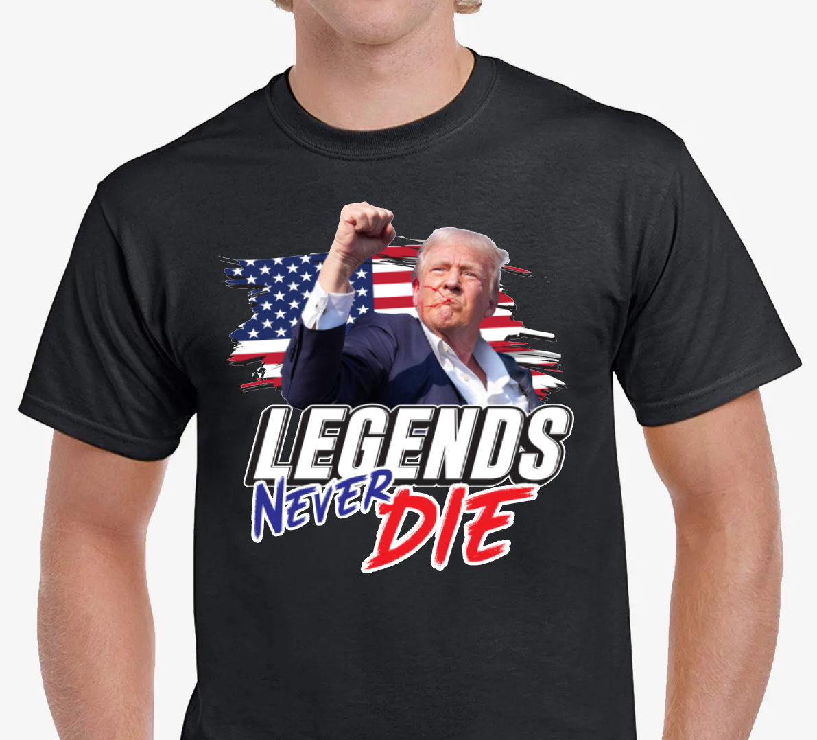 Donald Trump 2024 T-Shirt Legends Never Die