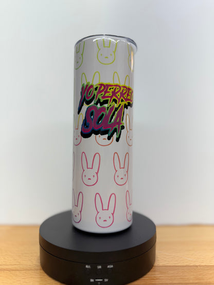 Bad Bunny Yo Perreo Sola 20oz Tumbler