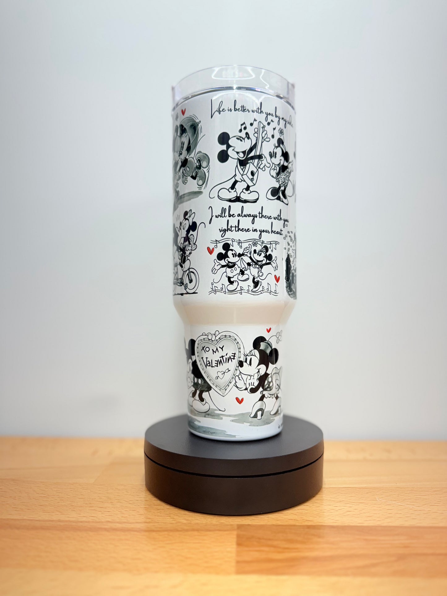 Mickey Black & White 40oz Tumbler