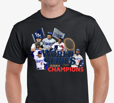 Los Angeles LA Dodgers World Series Champions 2024 T-Shirt new