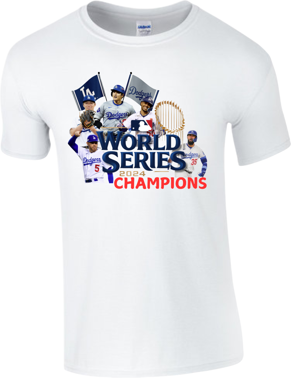 Los Angeles LA Dodgers World Series Champions 2024 T-Shirt new