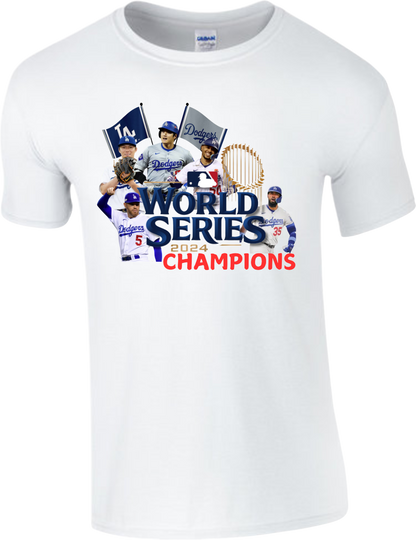 Los Angeles LA Dodgers World Series Champions 2024 T-Shirt new